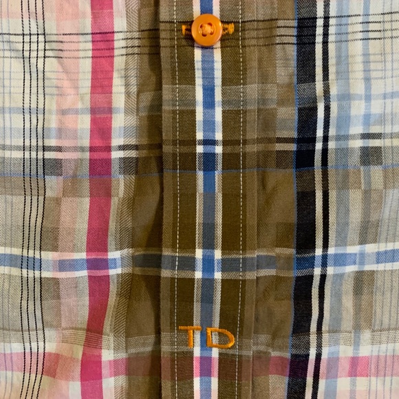 Thomas Dean Men’s Button Down Collared Shirt - Picture 4 of 4